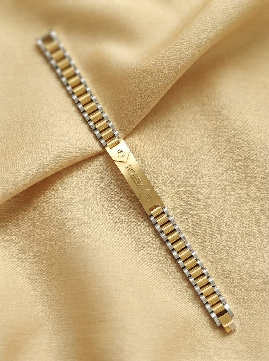 Anti tarnish gents bracelet